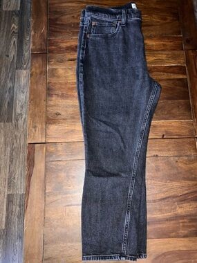 Abercrombie & Fitch Black Skinny High Rise Jeans Extra Short